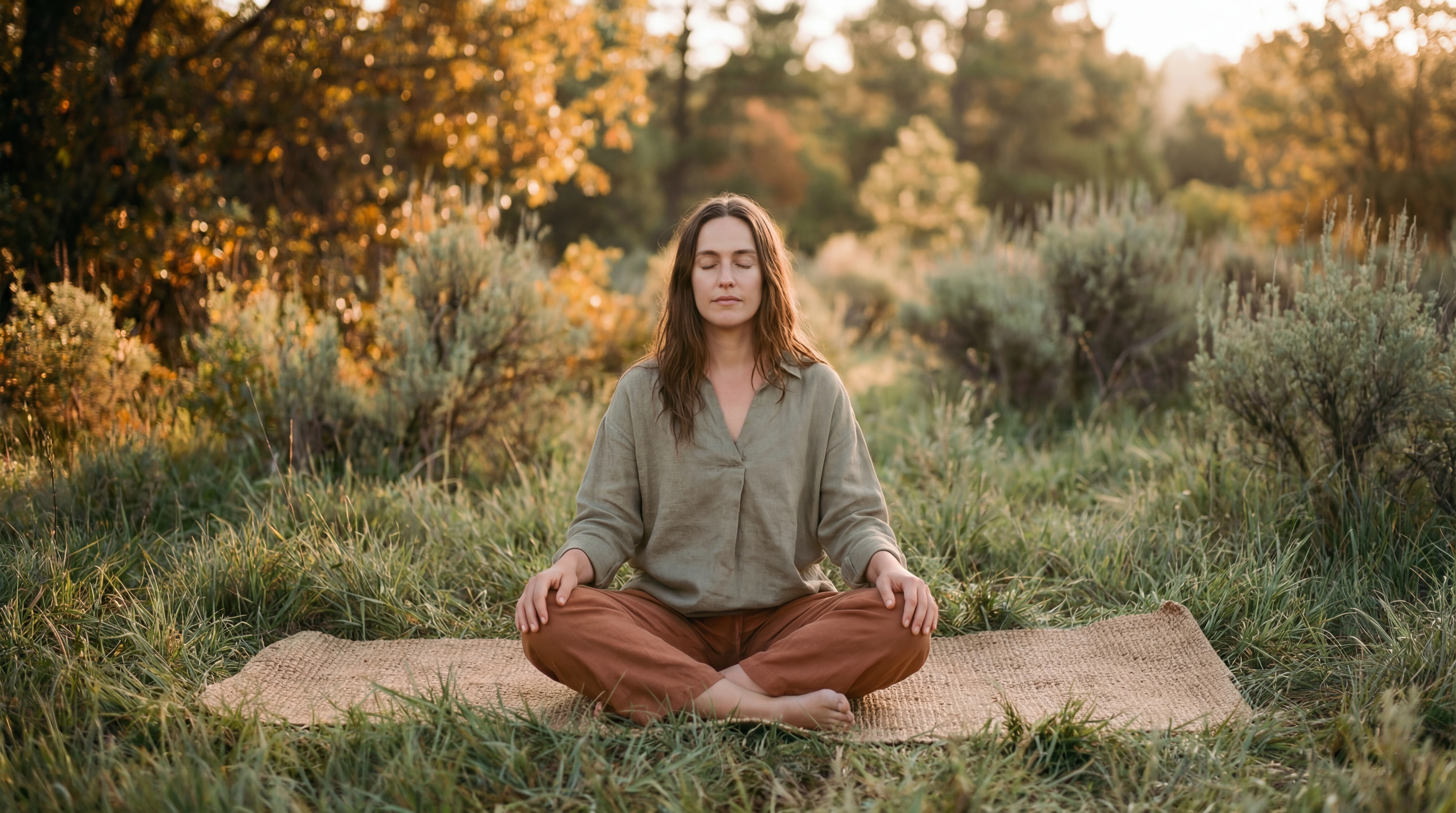 Peaceful evening relaxation